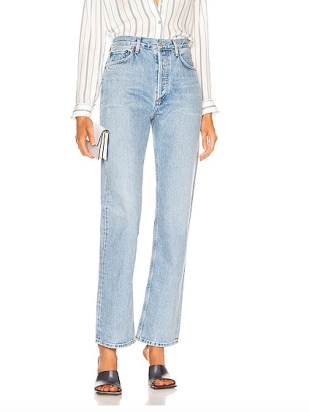 Agolde Lana High Rise Straight Leg Jeans